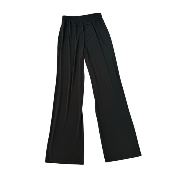 IMAN Global Chic Runway Jersey Pull-On Pant Black size ST NWOT - Picture 2 of 7